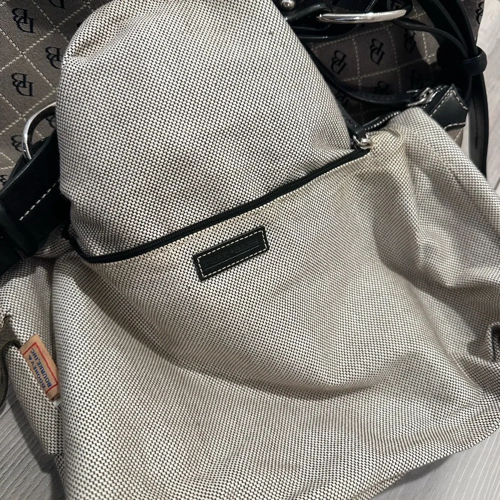 Dooney & Bourke Signature Monogram Hobo Shoulder Bag - Picture 16 of 17